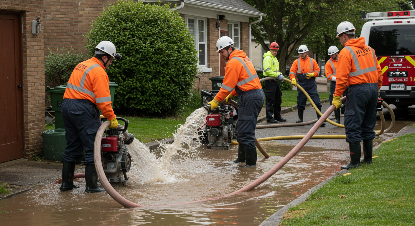 Flood Cleanup in Action